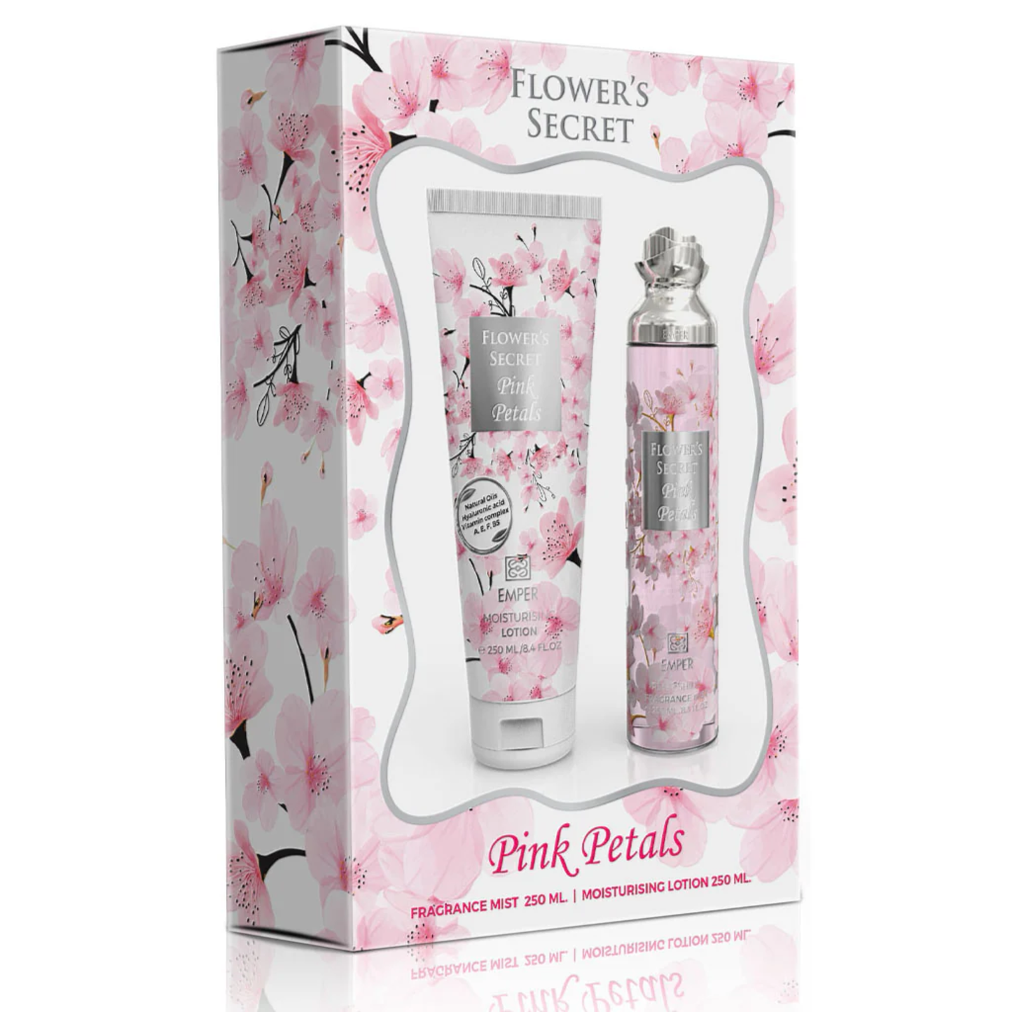 Flower‘s Secret Pink Petals Gift Set Body Lotion e Body Spray