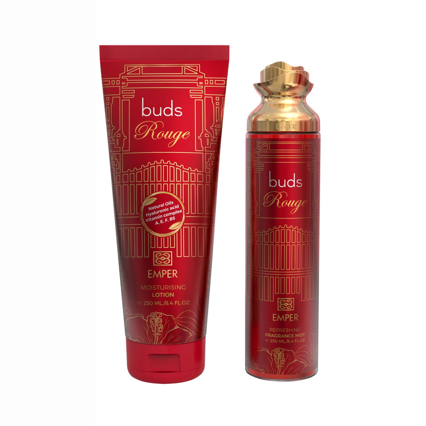 2 in 1 Gift Set Buds Rouge